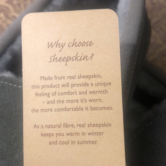 New TOTES 100%  GENUINE Sheepskin slippers / moccasins 291an - Picture 14 of 15